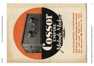 Cossor-234_Empire Melody Maker_Melody Maker-1929.Radio preview
